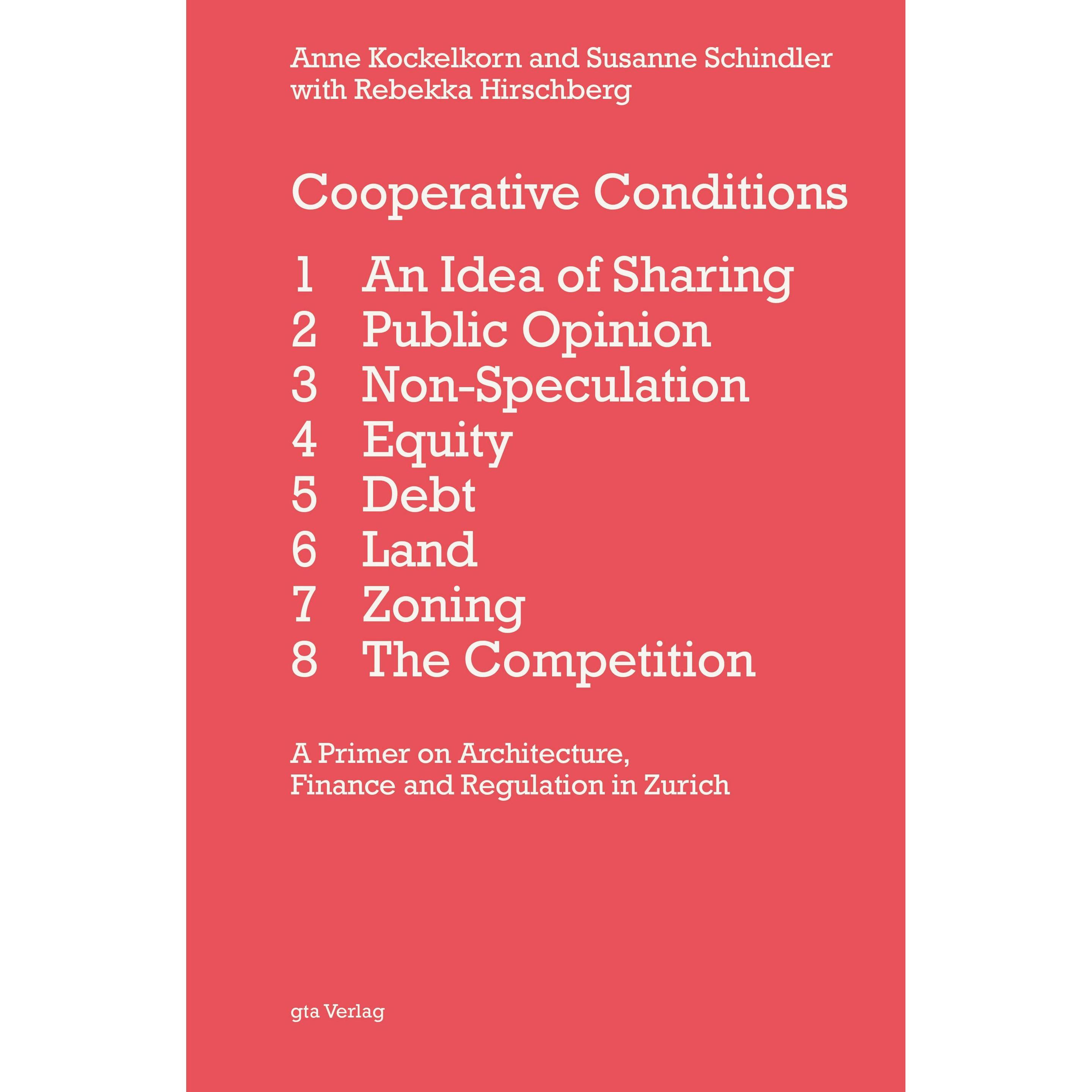 Cooperative Conditions, Fachbücher von Susanne Schindler, Rebekka Hirschberg, Anne Schindler Kockelkorn