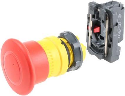 Produktbild Schneider Electric Emergency Stop 40mm Pull Release Red 1NC