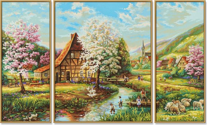 Actual product image Schipper Painting by numbers - Rural idyll