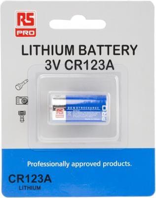 Produktbild RS PRO CR123A (1 Stk., CR123A, 1700 mAh)