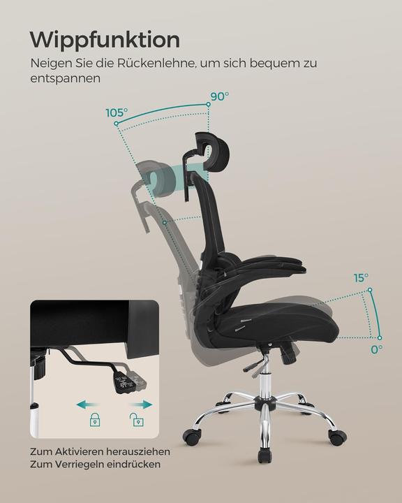 Produktbild Songmics Bürostuhl OBN040B01