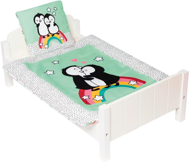 Image du produit Heless Couverture de poupée Pinguin avec coussin