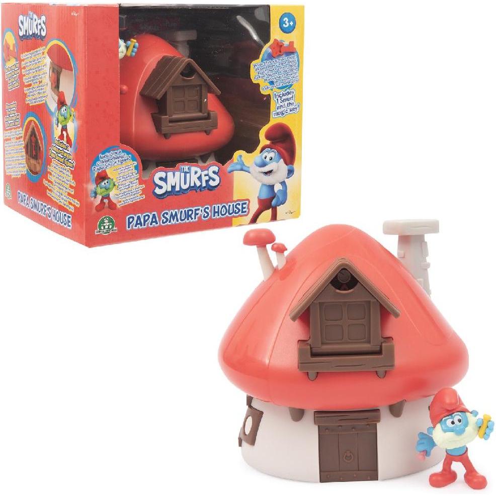 Nobrand Smurfs Playset Magic Key Papa Smurf