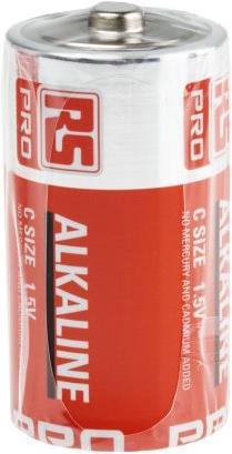 Actual product image RS PRO RS C Alkaline Battery 15 Pack (15 pcs., C, 7500 mAh)