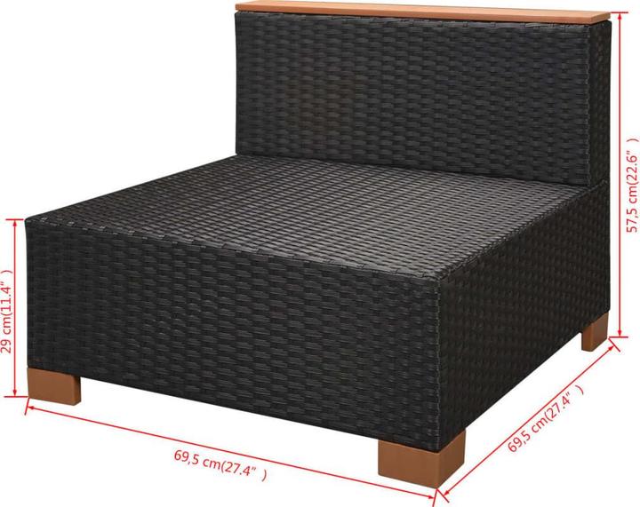 Produktbild vidaXL Gartenmöbel Set