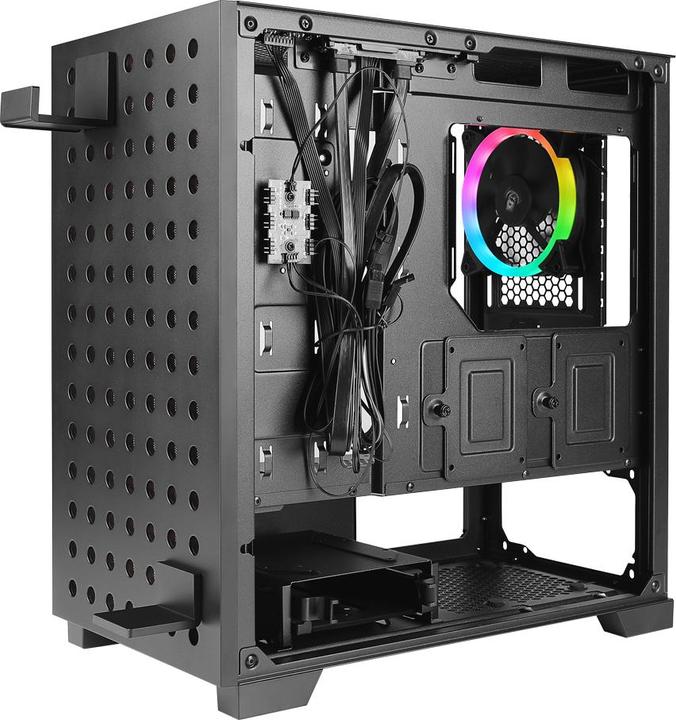 Actual product image Azza Elise 140 GAMING MATX Black CSAZ-140 (ITX, mATX)