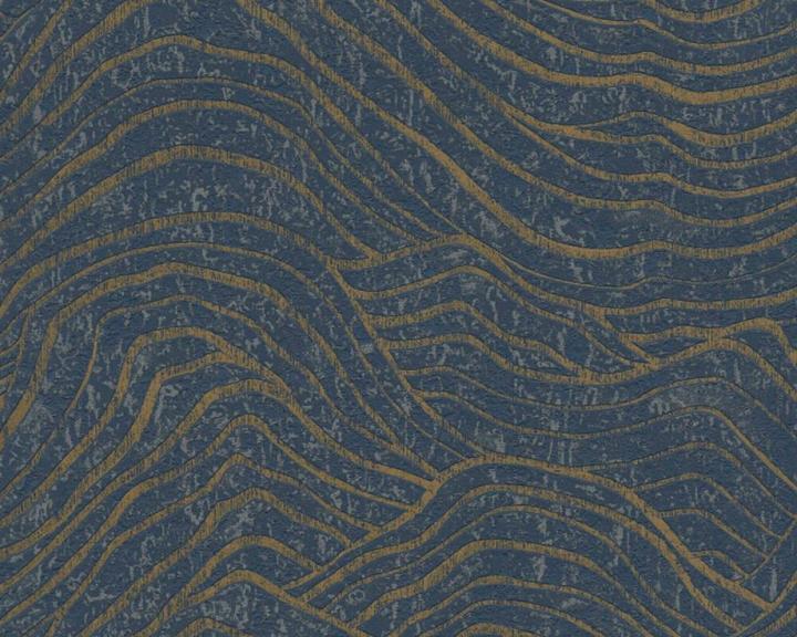 AS Creation VINYLTAPETE VLIESBASIS 395074 BLAUE WELLE (12)