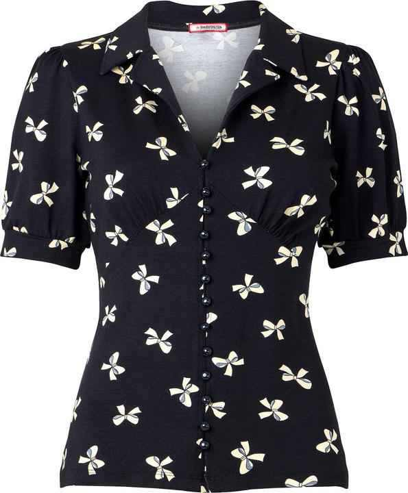 Joe Browns Bow Print Jersey Top (44)