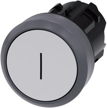 Produktbild Siemens Pushbutton, 22mm, round, white