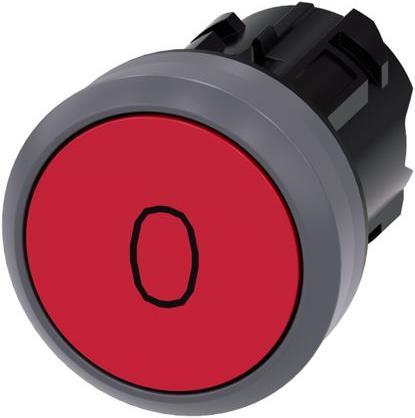 Produktbild Siemens Pushbutton, 22mm, round, red