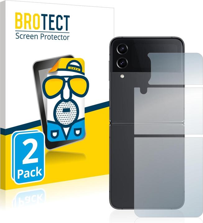 Actual product image BROTECT Anti-glare screen protector matt (2 Piece, Samsung Galaxy Z Flip4)