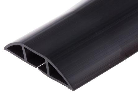 Actual product image RS PRO SOFT WIRING DUCT with adh Tape Black6ft (Duct, 183 cm)