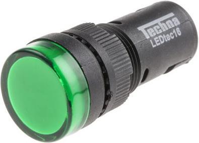 Produktbild RS PRO LED Indicator 16mm Green 12Vac/dc