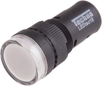 Produktbild RS PRO LED Indicator 16mm White 110/120 Vac/dc