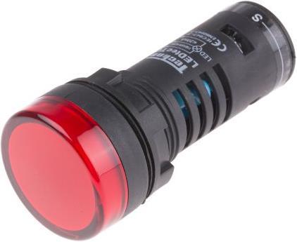 Actual product image RS PRO LED Indicator 22mm Red 110V Test Circuit