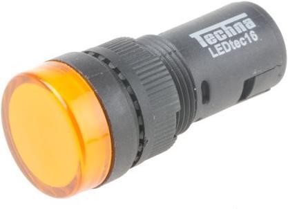 Produktbild RS PRO LED Indicator 16mm Yellow 230Vac