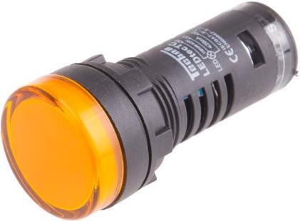 Image du produit RS PRO LED Indicator 22mm jaune 110V Test Circ