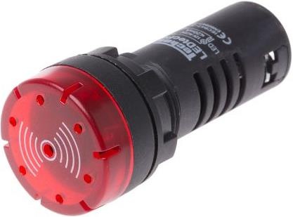 Immagine prodotto Rs Pro Indicatore LED con scandaglio 22mm rosso 12V