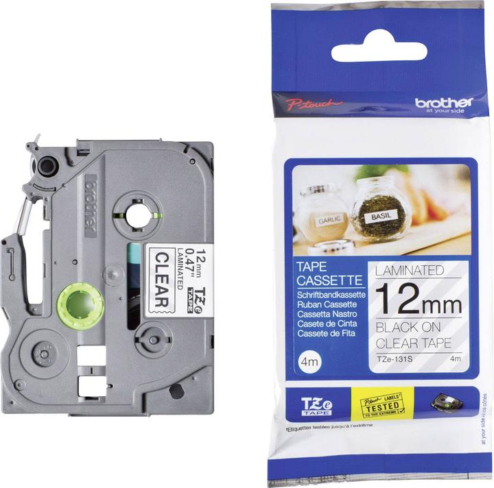 Brother TZe-131S (1.20 cm, Transparent)