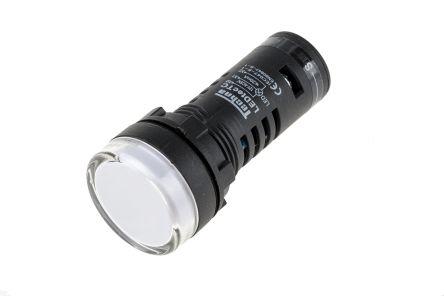 Produktbild RS PRO LED Indicator 22mm White 12V Test Circ
