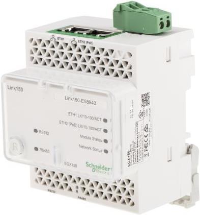 Actual product image Schneider Electric Link 150 ethernet gateway 24V