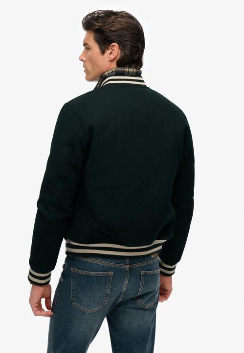 Actual product image Superdry Varsity Monogram Wool Bomber Jacket (3XL)