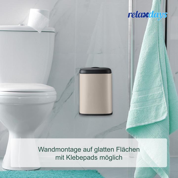 Actual product image Relaxdays waste bin (5 l)