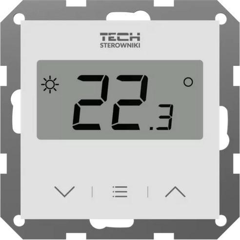 Tech Air Funk-Raumregler mit Luftfeuchtigkeitsmessung für Rahmensysteme F-8z 55 mm, weiss STF-8ZWH, Smart Home Hub, Weis...