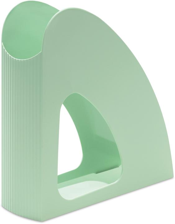Actual product image Han Magazine file Re-LOOP pastel green (C4, A4)