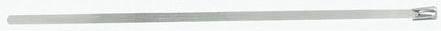 Actual product image RS PRO Roller ball tie S/S 316 Uncoated 440x12 (Metal cable ties, 440 mm, 100 pcs.)