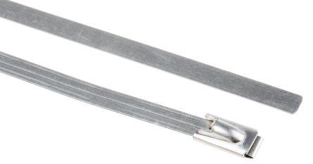 Actual product image RS PRO SS304 CABLE TIES 360 X 4.6 mm (Metal cable ties, 360 mm)