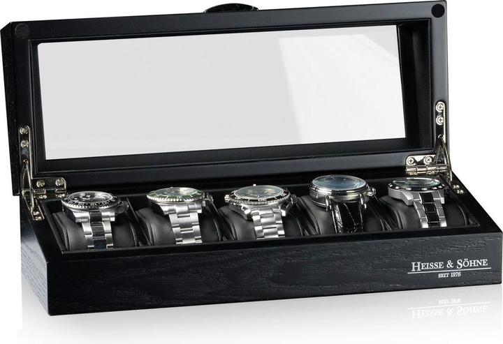 Produktbild Heisse & Söhne Uhrenbox Oxford 5 - Dark Oak