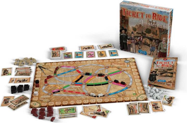 Produktbild Asmodée Days of Wonder Ticket to Ride - Amsterdam EN (Englisch)