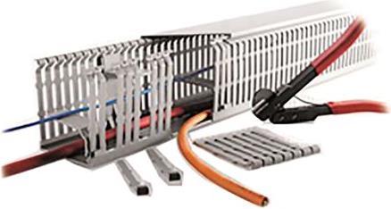 RS PRO Grey Panel Trunking W60XH80 (200 cm)