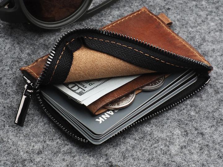 Actual product image Pularys Wallet OLDTIMER SLIM credit card holder
