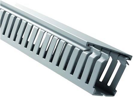 Produktbild RS PRO Grey DIN Panel Trunking W25XH75 (200 cm)