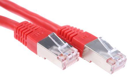 Actual product image RS PRO Patch cord Cat.6 S/FTP red 5m (S/FTP, CAT6, 5 m)