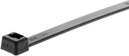 Produktbild HellermannTyton T120R Bk Cable Tie - 387 x 7.6mm (Kunststoffkabelbinder, 387 mm, 100 Stk.)