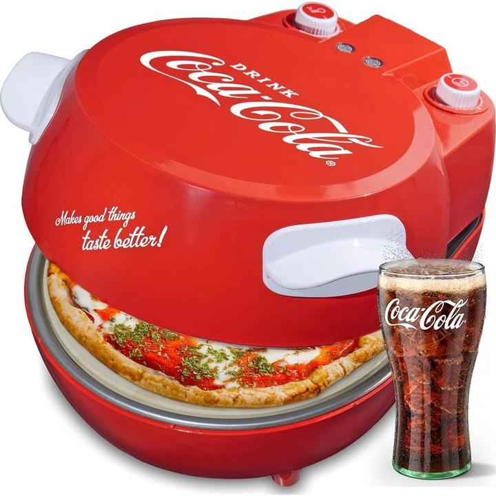 Image du produit Coca Cola SPM-800CC Pizza Maker 1200W, Ø 30cm, 400°C
