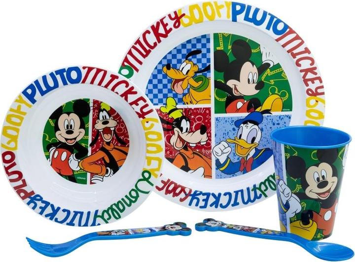 Actual product image Stor Mickey "HAS FUN"- Geschirr-Set 5-teilig