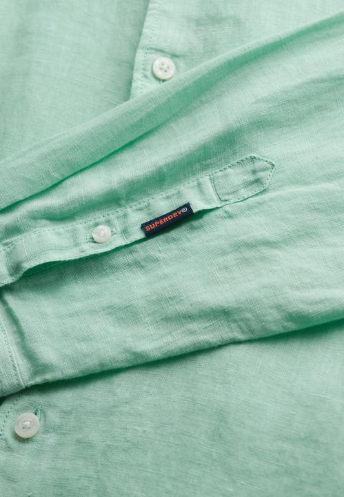 Produktbild Superdry Leinenhemd für den Urlaub mit langen Ärmeln (L)