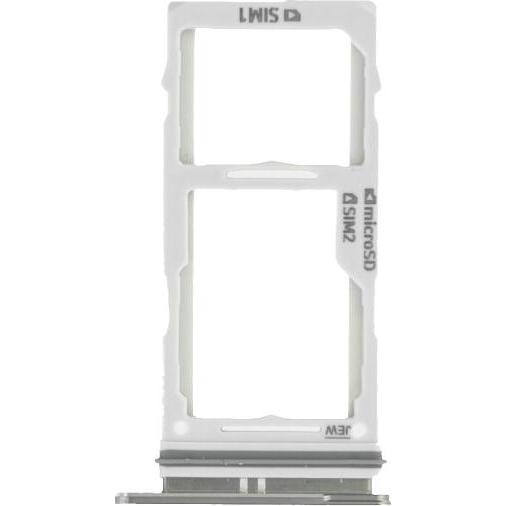 Samsung SIM / MicroSD-Kartenfach G975 Galaxy S10+ (Dual) prism white GH98-43724B (SIM-Halterung, Galaxy S10+), Mobilgerä...