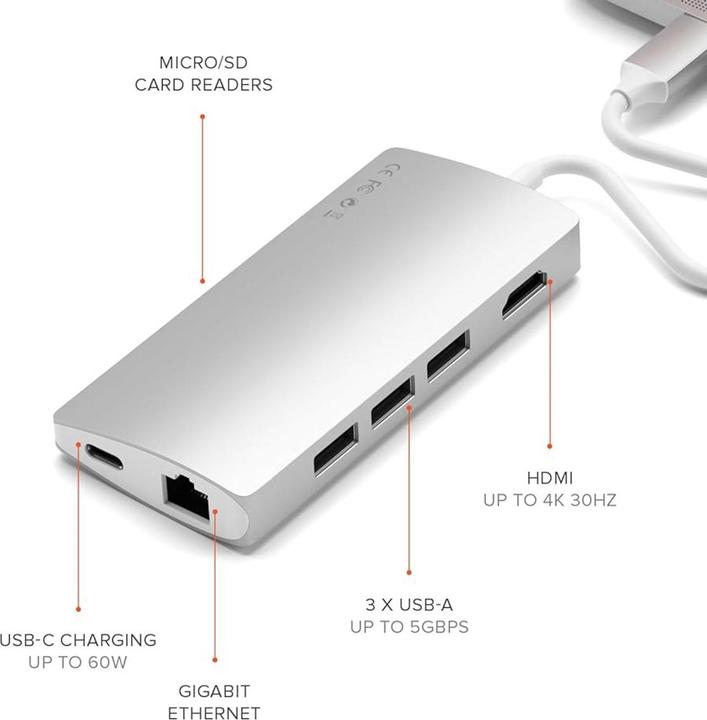 Produktbild Satechi St-Tcmas (USB-C, 1 Ports)