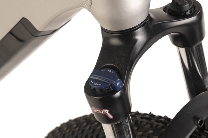 Immagine prodotto Adore E-MTB 27,5" alluminio mountain bike GV-650 motore posteriore 50NM / 15Ah spazzolato argento opaco (48 cm)