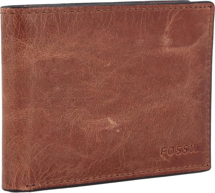 Actual product image Fossil Derrick leather wallet 10.5 cm
