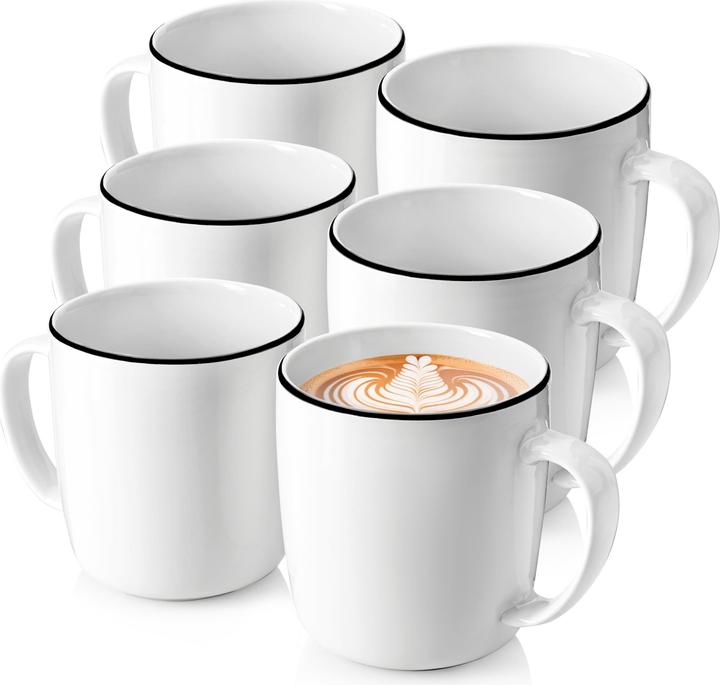 Bianco con bordo nero