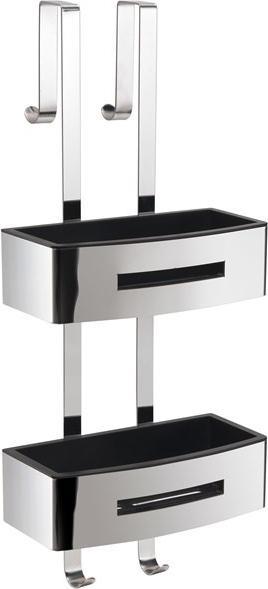 Produktbild Gedy Poseidon Shwr Basket Rectang Polish/Blk (18.70 x 13 x 58.40 cm)