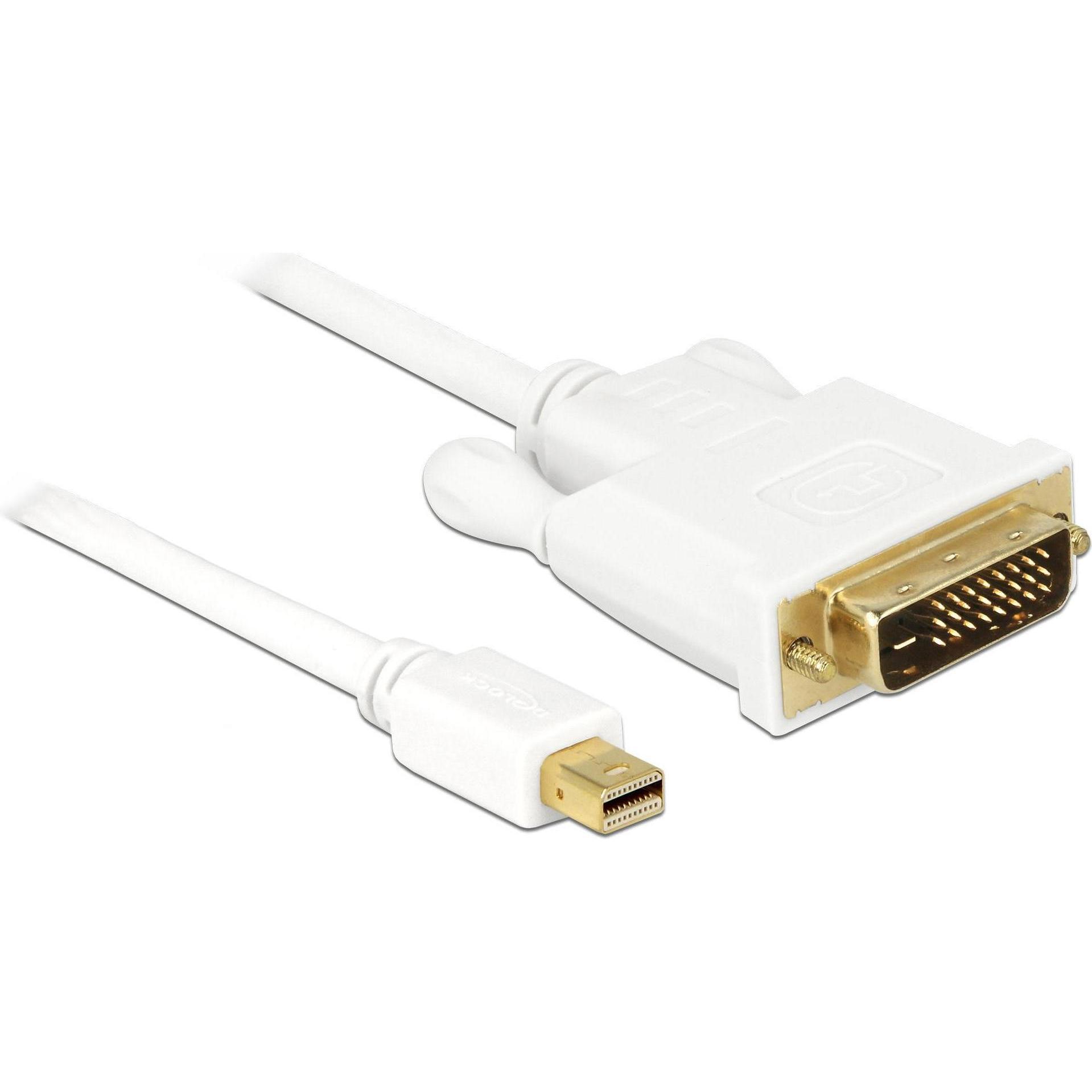 Thumbnail - Delock Mini DisplayPort — DVI (0.50 m, DisplayPort, DVI), Video Kabel