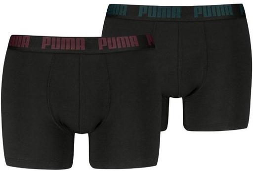 Immagine prodotto Puma Herren-Boxershorts Basic Boxer 2P Schwarz (Confezione da 2, M)