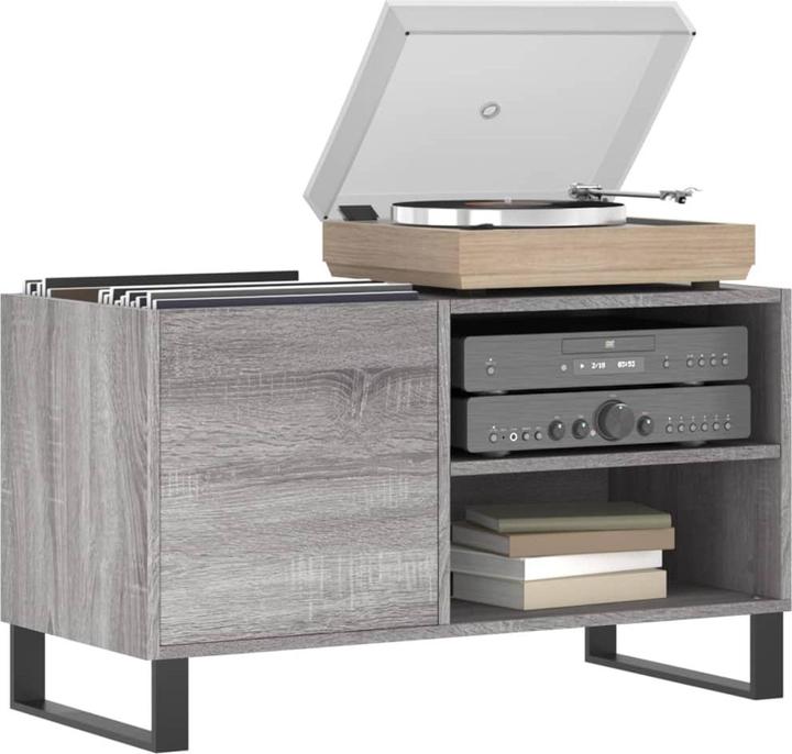 Produktbild VidaXL Plattenschrank Grau Sonoma 85x38x48 cm Holzwerkstoff